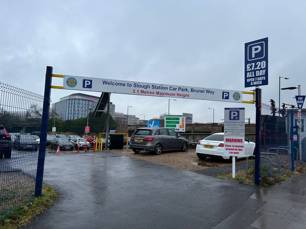 Slough Station Car Park Brunel Way Entrance