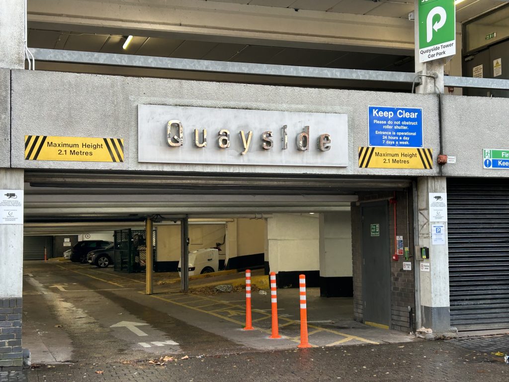 Quayside Tower Car Park Entrance