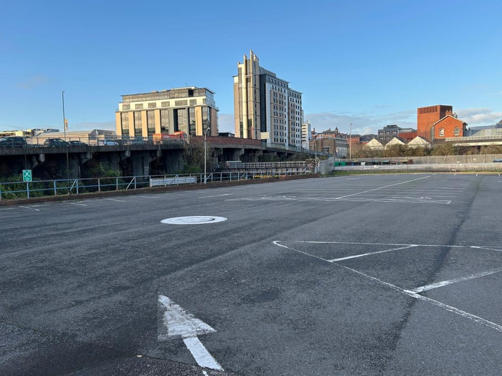 Queens Road Car Park in Nottingham City Centre