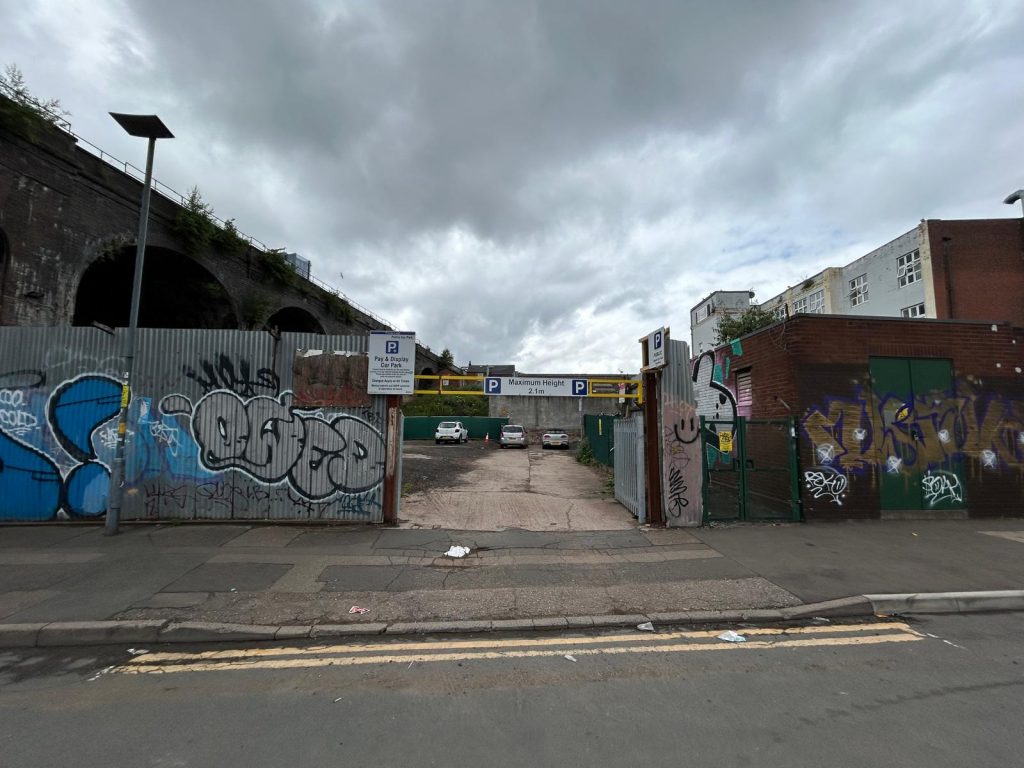 Digbeth High Street Overflow The Arches Car Park Entrance