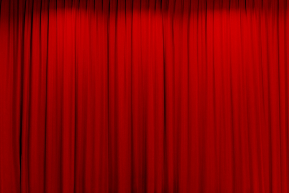 Red Theatre Curtain